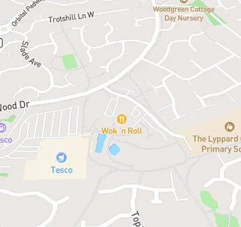 map for Lyppard Grange Medical Centre