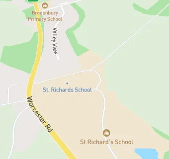 map for St Richard's School