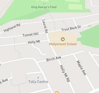 map for The Black Pear Trust At Hollymount School