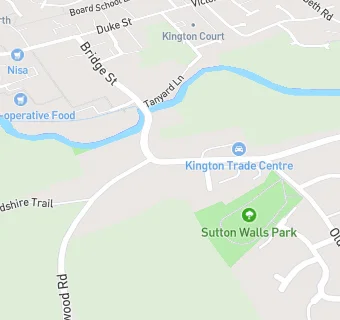 map for Spar - Lomas (Kington) Ltd