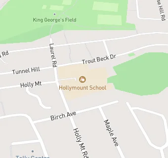 map for Hollymount School