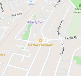 map for Cromwell Takeaway