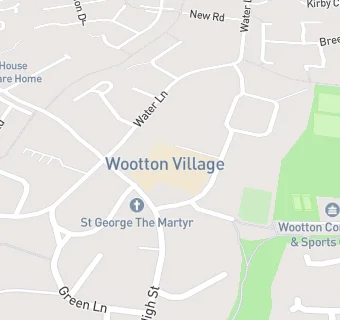 map for Wootton Primary School