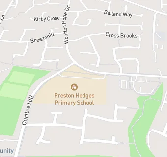 map for Preston Hedges Primary School