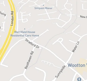 map for Wootton Preschool Playgroup