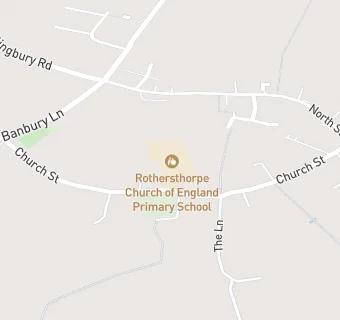 map for Rothersthorpe Church of England Primary School