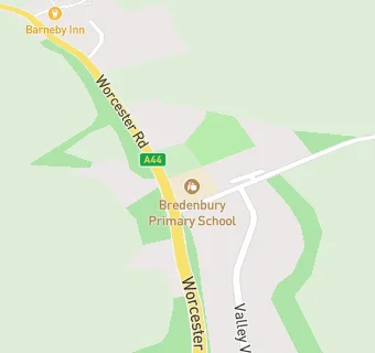 map for Bredenbury Primary School