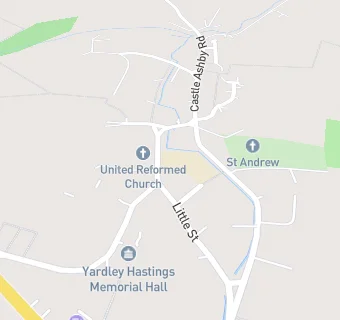 map for Yardley Hastings Primary School