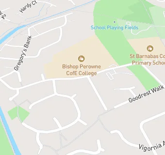 map for Bishop Perowne Church Of England College