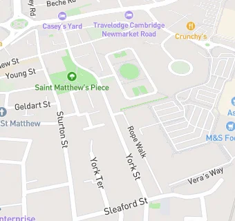 map for York Street Medical Practice