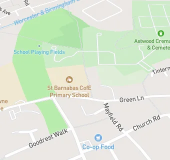 map for St Barnabas CofE Primary School