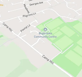 map for Bugbrooke Community Centre Committee