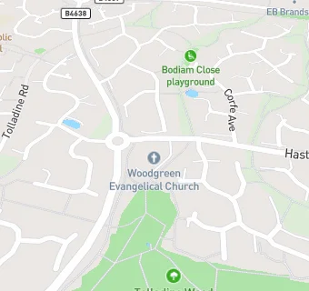 map for Woodgreen Evangelical Church