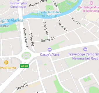 map for Newmarket Road Dentistry