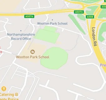 map for Wootton Park School