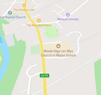 map for Newbridge-On-Wye V.P.