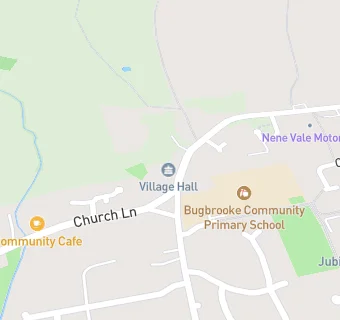 map for Bugbrooke Pre-school