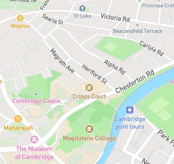 map for Magdalene College