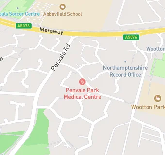 map for Penvale Park Medical Centre