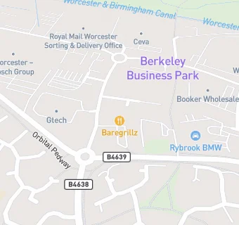 map for Busy Bees In Worcester