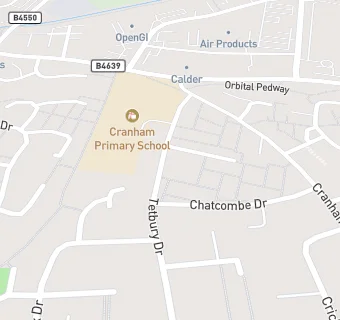 map for Class Catering At Cranham Primary School