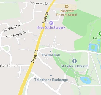 map for St Peter's Church Hall