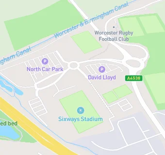 map for Slice Slice Baby At Sixways Stadium