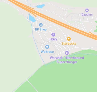 map for Starbucks Drive Thru