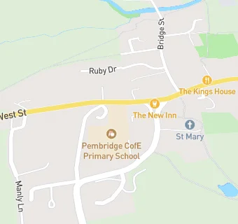 map for Pembridge CofE Primary School