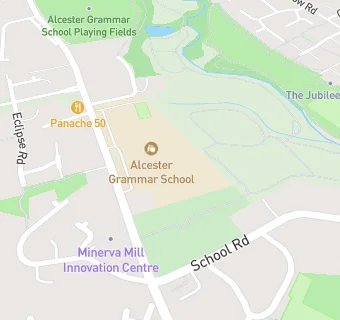 map for Alcester Grammar School