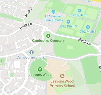 map for Cambourne Pre-School