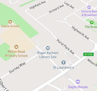 map for The Cambridge Learning Base