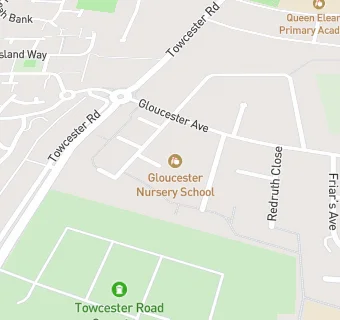 map for Gloucester Nursery School