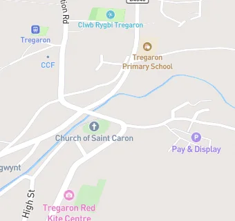 map for Y Banc, Tregaron