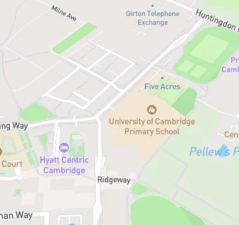 map for University of Cambridge Primary School