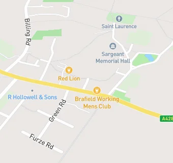 map for Brafield Stores Limited