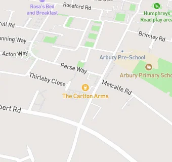 map for The Carlton Arms Public House