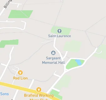 map for Brafield CofE Primary School