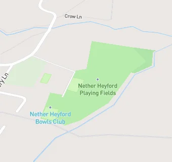 map for Nether Heyford Bowls Club