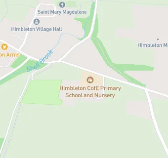 map for Himbleton CofE Primary School and Nursery