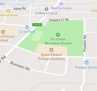 map for Queen Eleanor Primary Academy