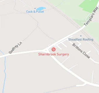 map for Sharnbrook Surgery