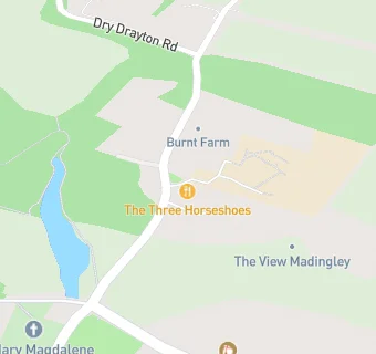 map for The Three Horseshoes