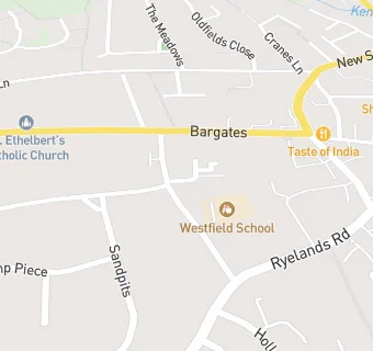 map for Ryeland Surgery