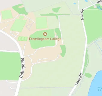 map for Framlingham College