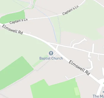 map for Wetherden Baptist Church