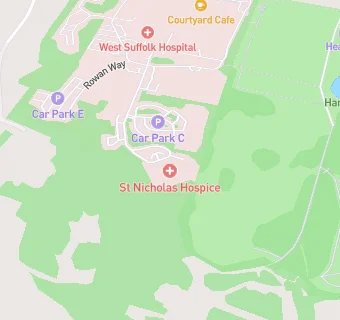 map for St. Nicholas Hospice