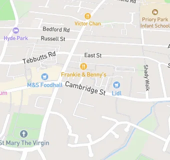 map for Cambridge Street Dental Practice