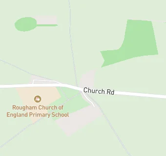 map for Rougham CofE Primary School