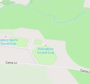 map for Kislingbury Temperance Cricket Club